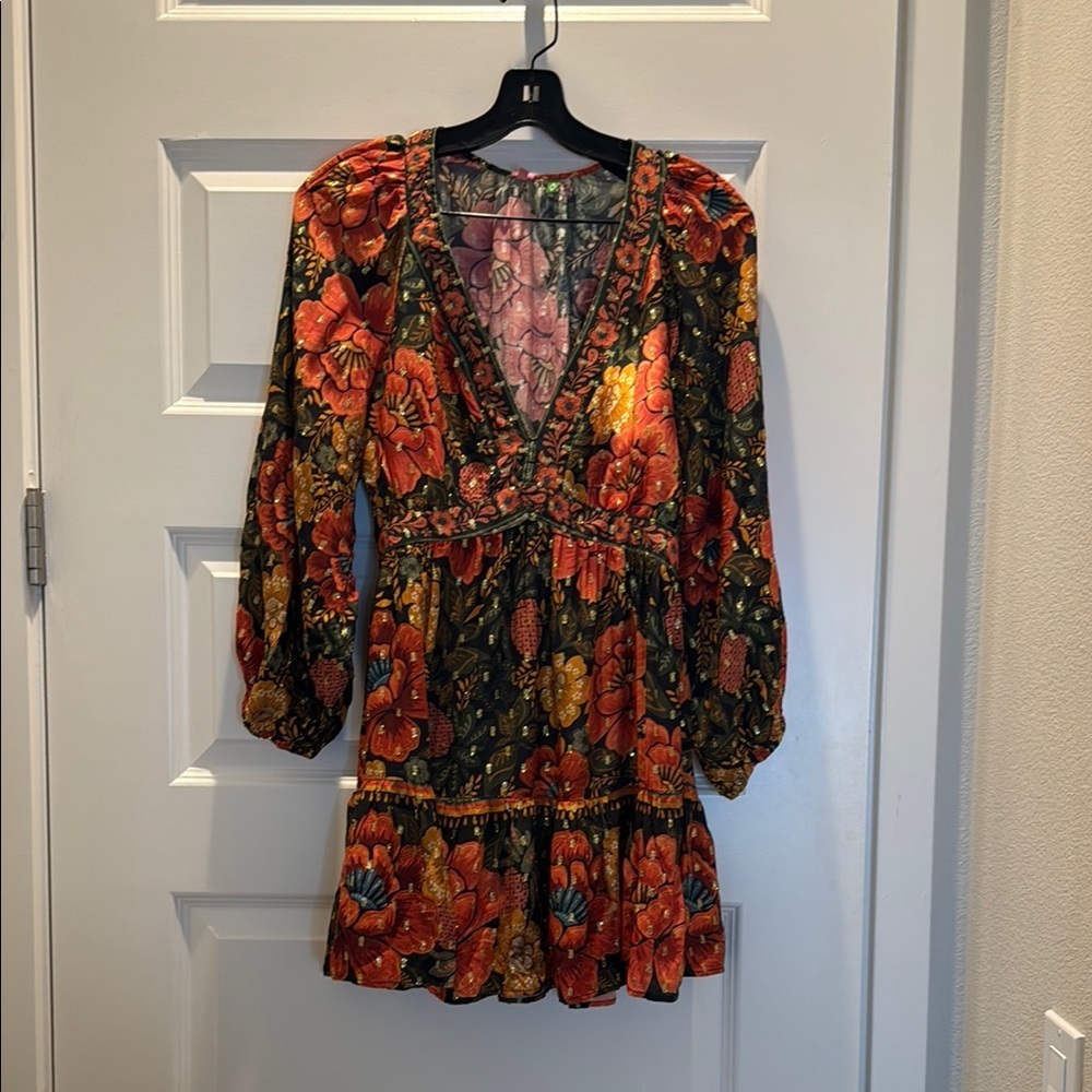 FARM Rio Floral Short Dress Size XS - Picture 3 of 8